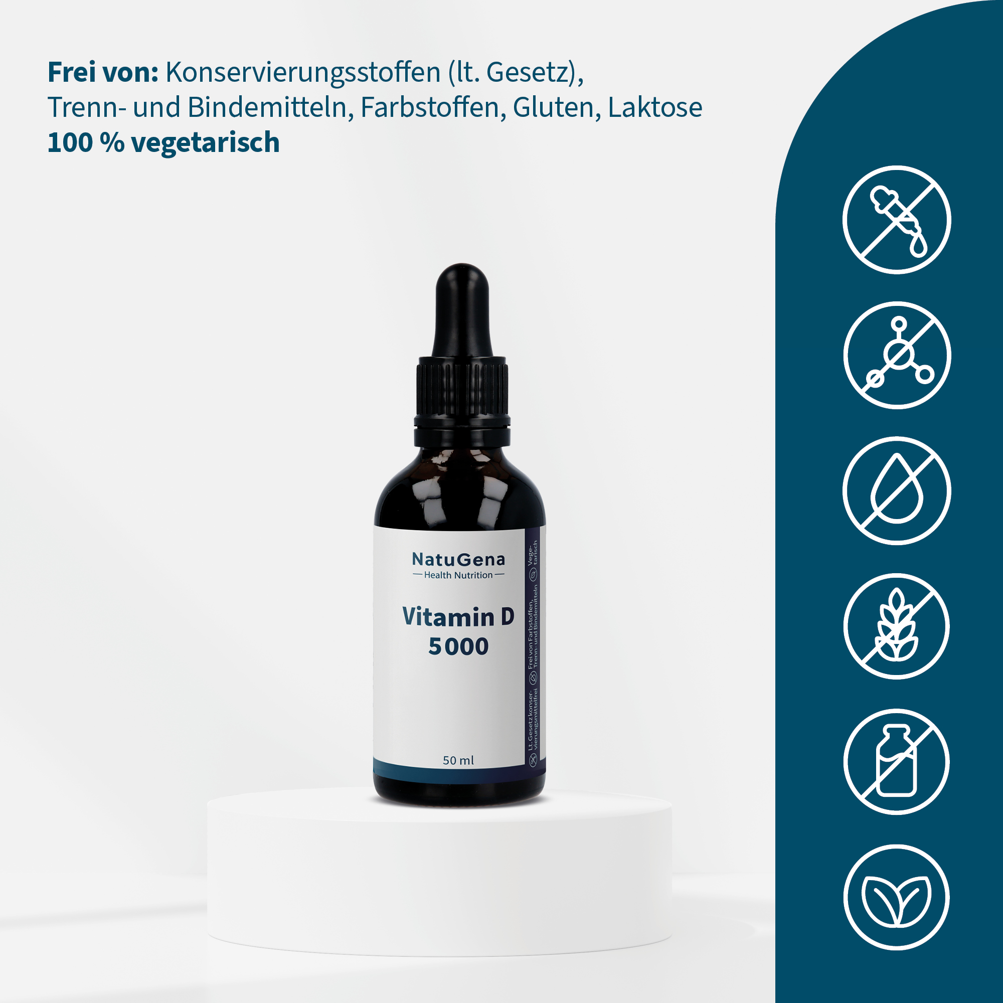 NatuGena Vitamin D 5000 50 ml Tropfen