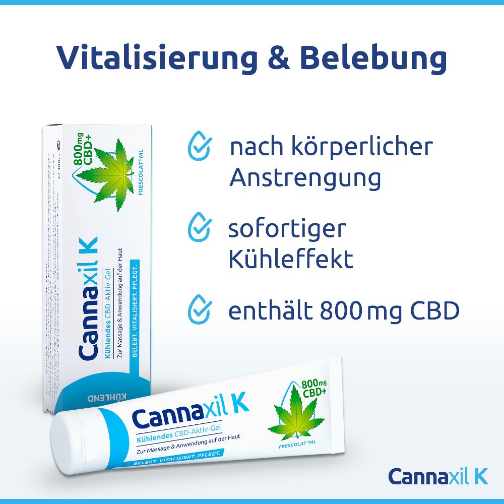 Cannaxil K Kühlendes CBD-Aktiv-Gel 100 ml Gel