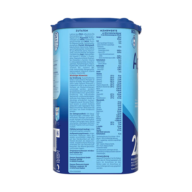 Aptamil PRONUTRA 2 FOLGEMILCH 800 g Pulver