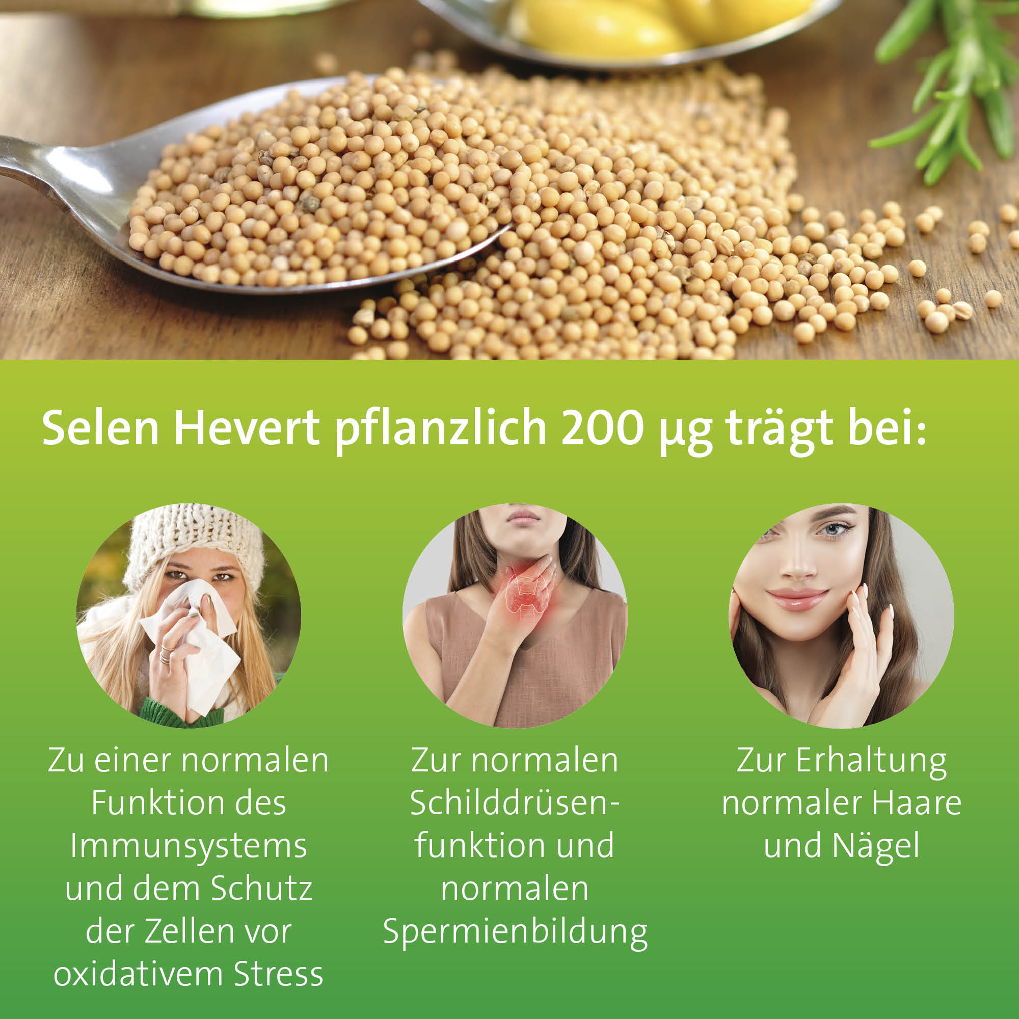 SELEN HEVERT PFLANZLICH 200µg 60 St Kapseln