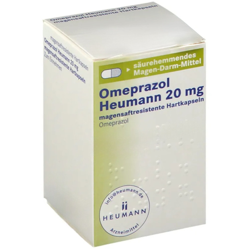 Omeprazol Heumann 20 mg 90 St Magensaftresistente Hartkapseln