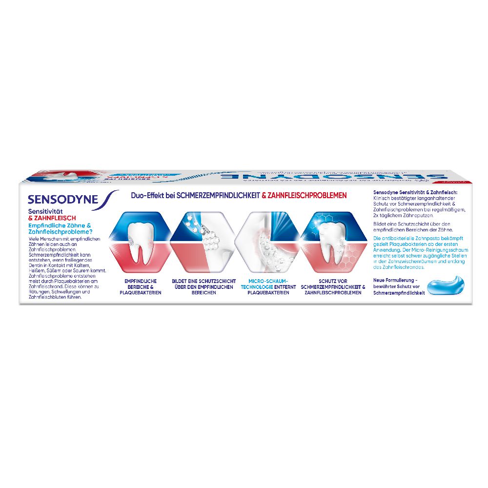 SENSODYNE SENSIVITÄT & ZAHNFLEISCH Zahnpasta 75 ml Zahnpasta