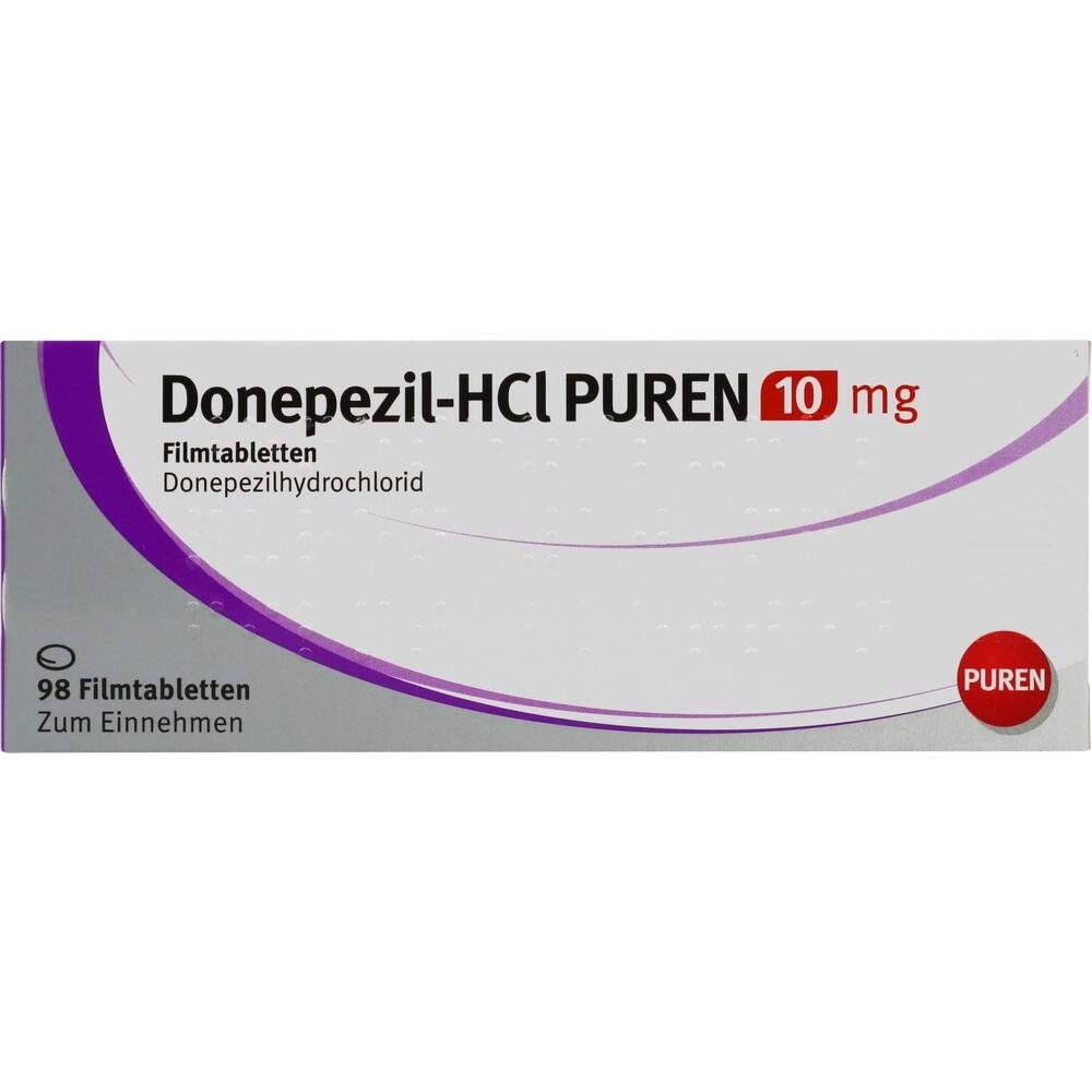 Donepezil-HCl PUREN 10 mg 98 St Filmtabletten