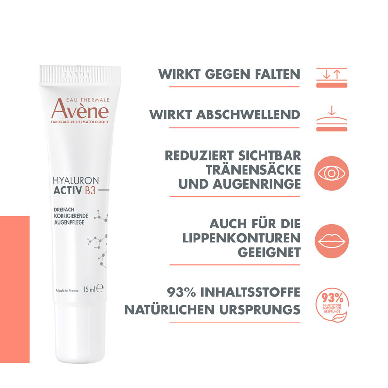 Avène HYALURON ACTIV B3 AUGENPFLEGE  15 ml Creme