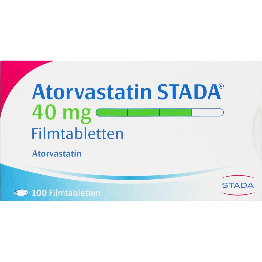 Atorvastatin STADA 40mg 100 St Filmtabletten