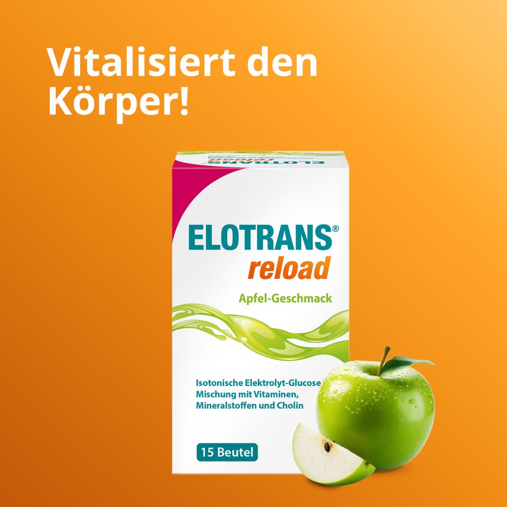 ELOTRANS reload Apfel 15X7.45 g Pulver