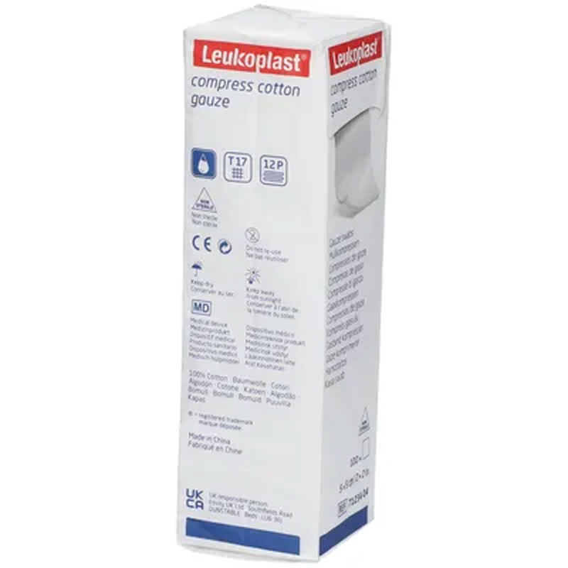 Leukoplast Kompressen 5x5cm 12-fach 100 St Kompressen