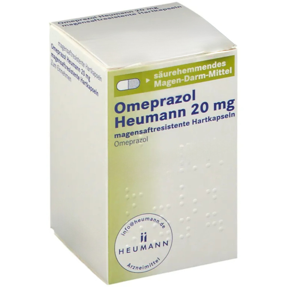Omeprazol Heumann 20mg 100 St Magensaftresistente Hartkapseln