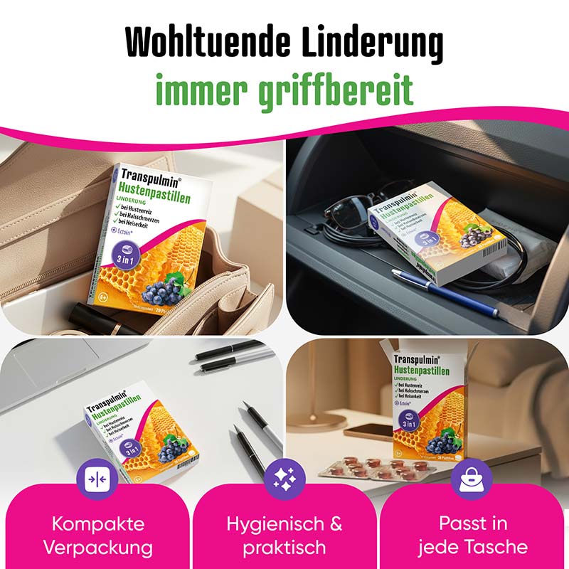 Transpulmin Hustenpastillen  20 St Lutschpastillen