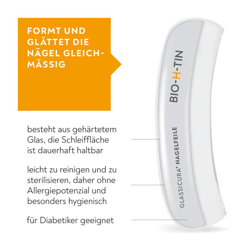 BIO-H-TIN GLASSICURA NAGELFEILE 1 St