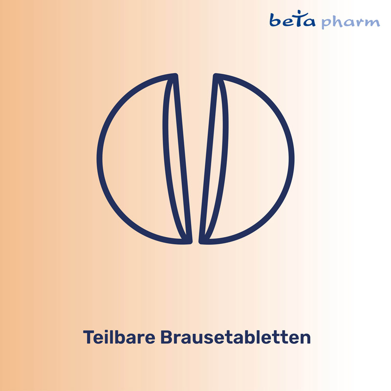 Zink beta 25 20 St Brausetabletten