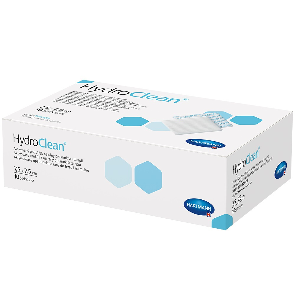 HYDROCLEAN Kompressen 7,5x7,5 cm steril 10 St Kompressen