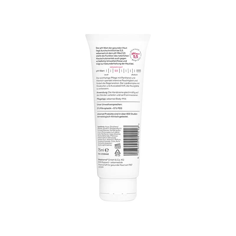 sebamed INTENSIVE HANDCREME Panthenol-Komplex + Sheabutter 75 ml Creme