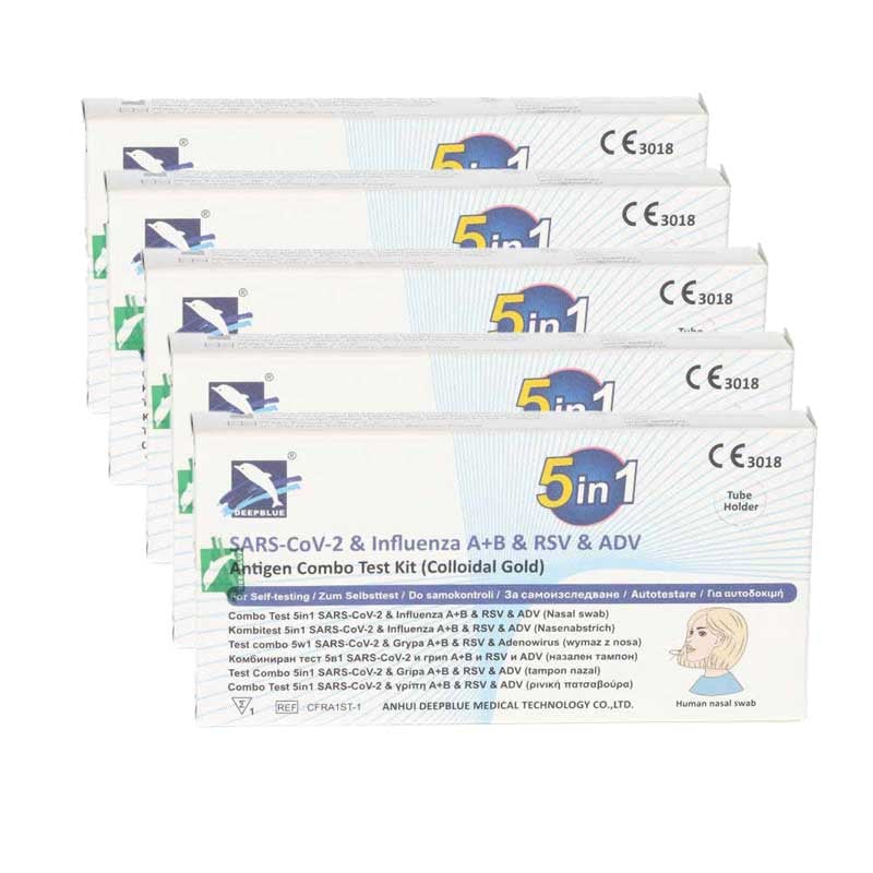 Virentest Deepblue 5er Set 5X1 St Test