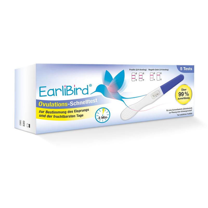 EarliBird Ovulatons-Schnelltest 5 St Teststreifen