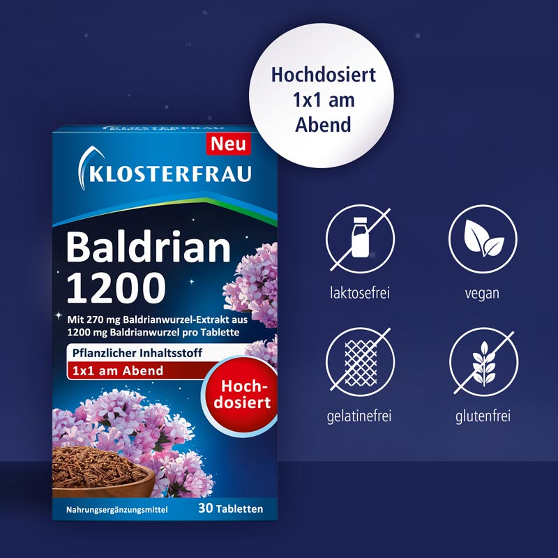 KLOSTERFRAU Baldrian 1200 30 St Tabletten