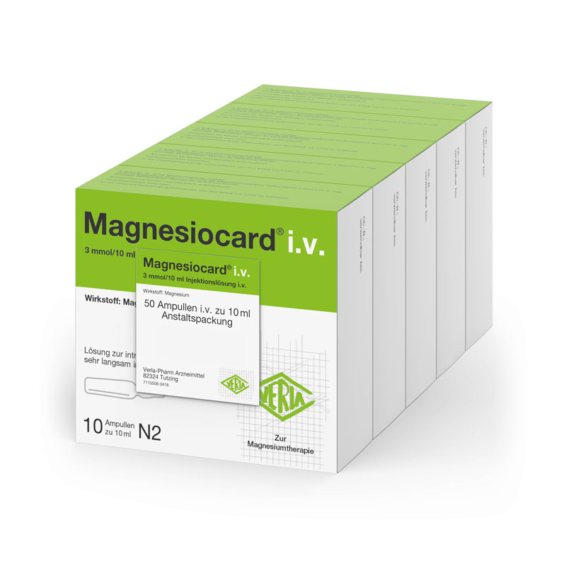 MAGNESIOCARD i.v. Injektionslösung 50X10 ml Injektionslösung