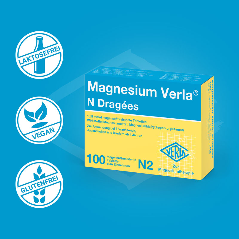 Magnesium Verla N Dragées  10X100 St Tabletten magensaftresistent