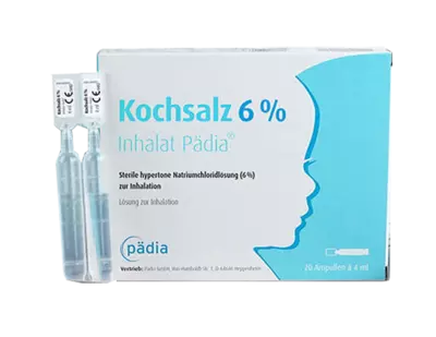 Kochsalz 6% Inhalat Pädia 20 St Inhalationsampullen