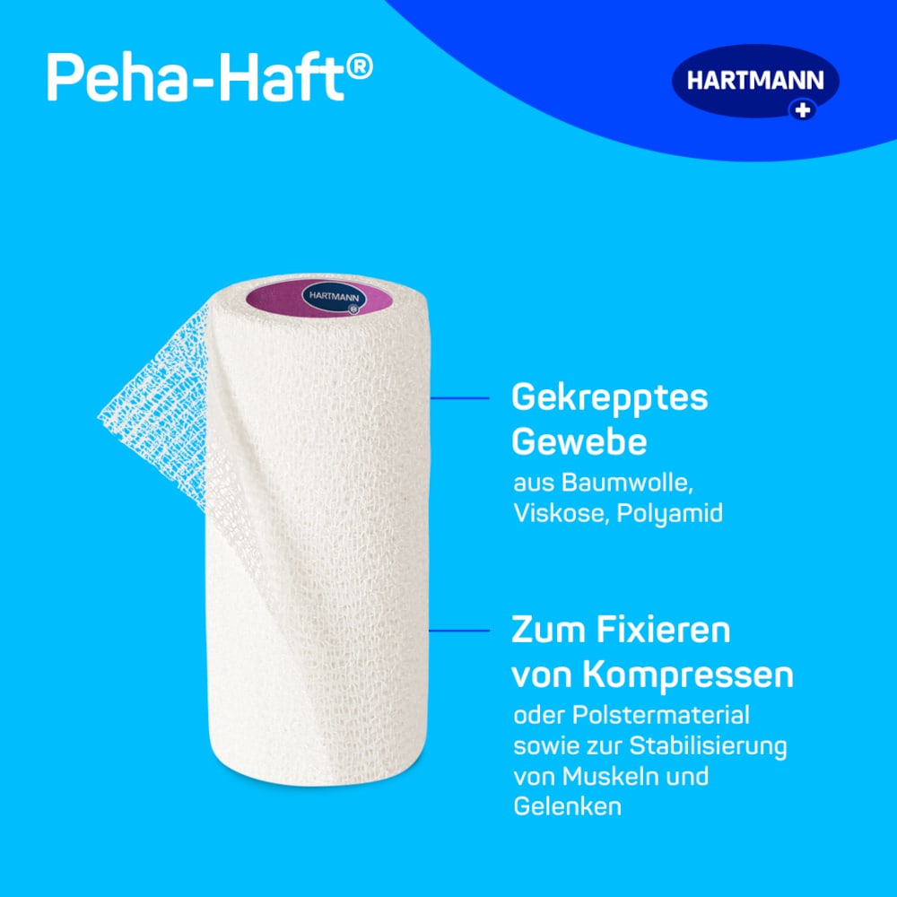 peha-haft Kohäsive Fixierbinde 8 cm x 4 m 1 St Binden