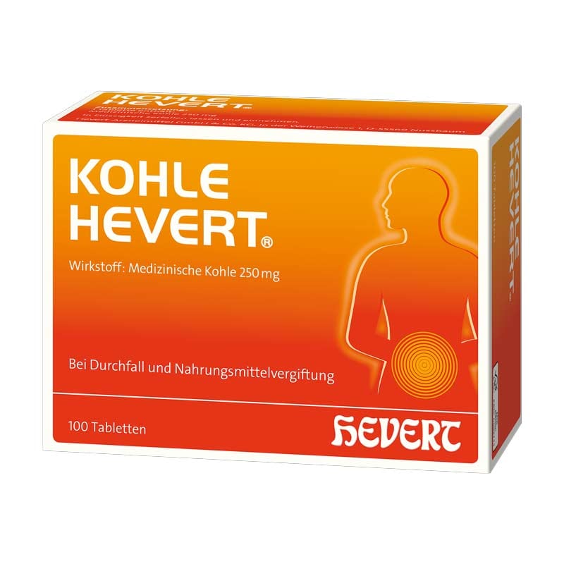 KOHLE HEVERT 100 St Tabletten