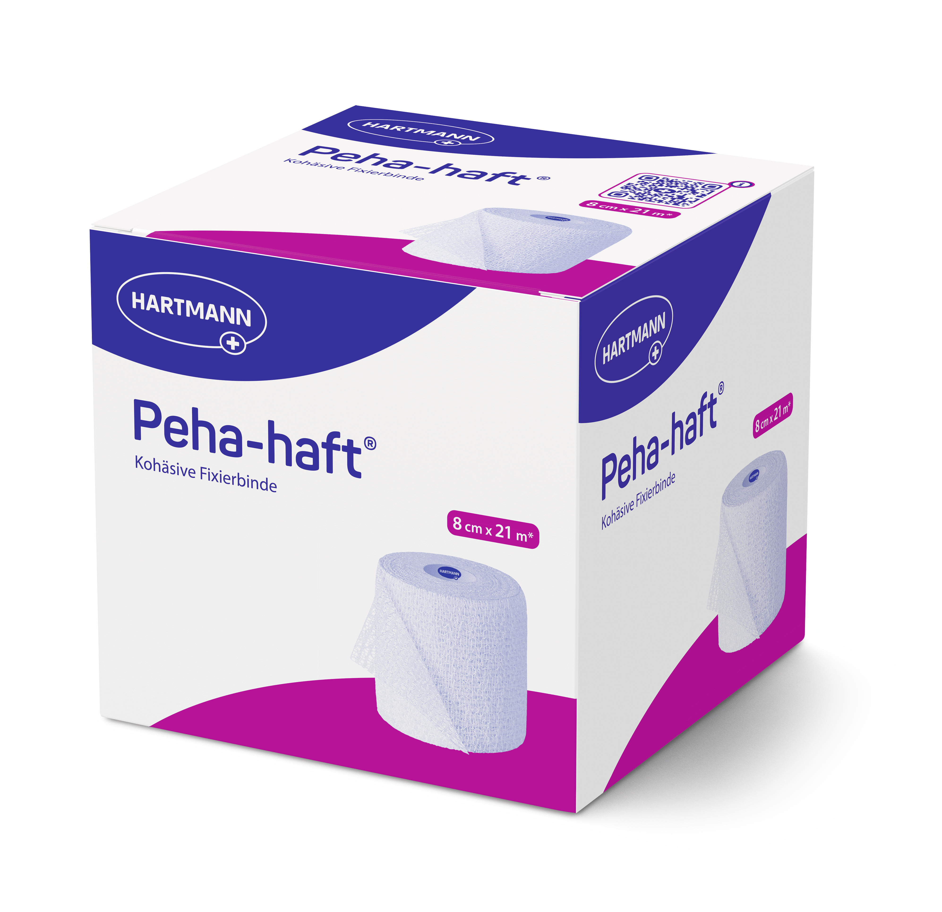 Peha-haft Color Fixierbinde 8cm x 21m 1 St Binden