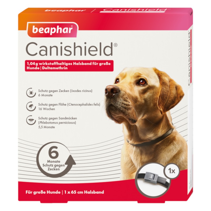 Canishield 1,04g für große Hunde 65 cm 1 St Halsband