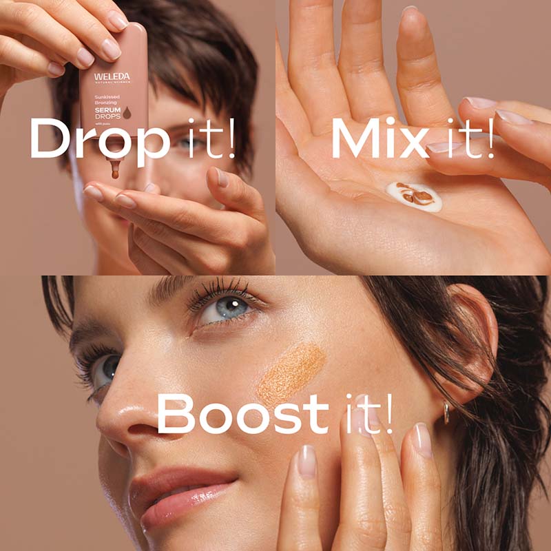 WELEDA BOOST Sunkissed Bronzing SERUM DROPS 30 ml