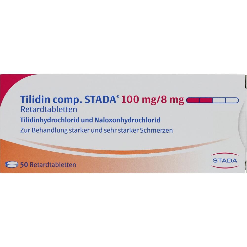 Tilidin comp. STADA 100mg/8mg 50 St Retard-Tabletten