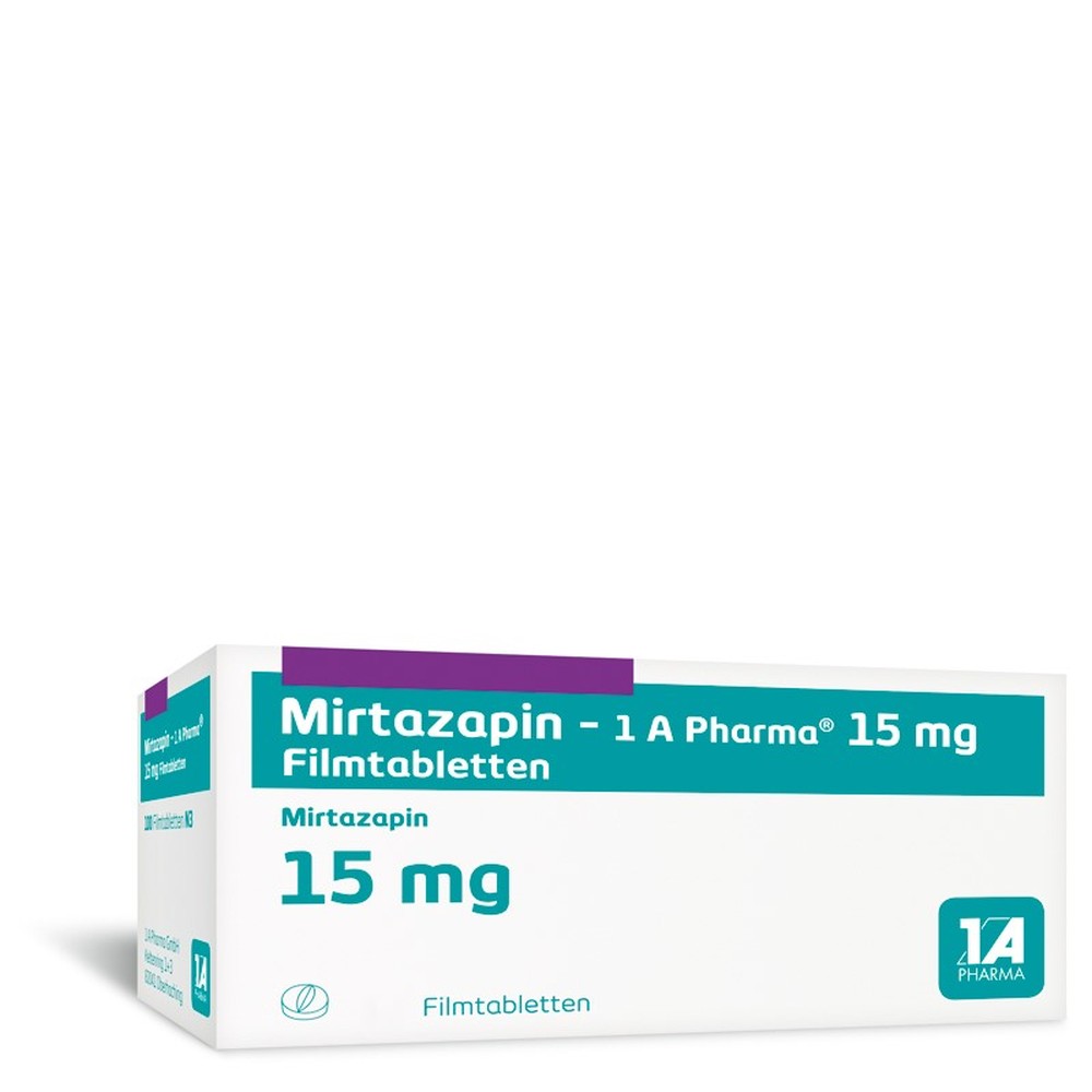 Mirtazapin-1 A Pharma 15mg 50 St Filmtabletten