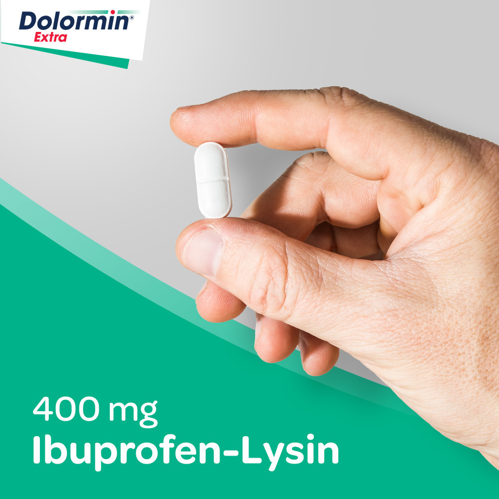 Dolormin Extra Ibu-Lysin Tabletten bei Schmerzen und Fieber