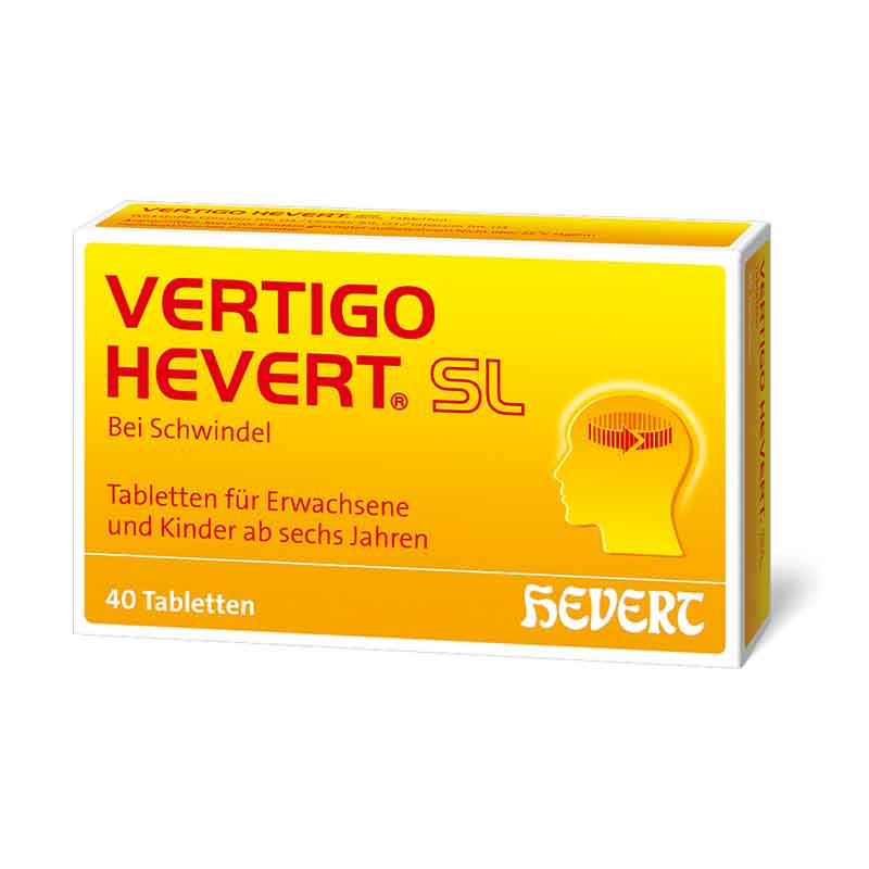 VERTIGO HEVERT SL Tabletten 40 St Tabletten