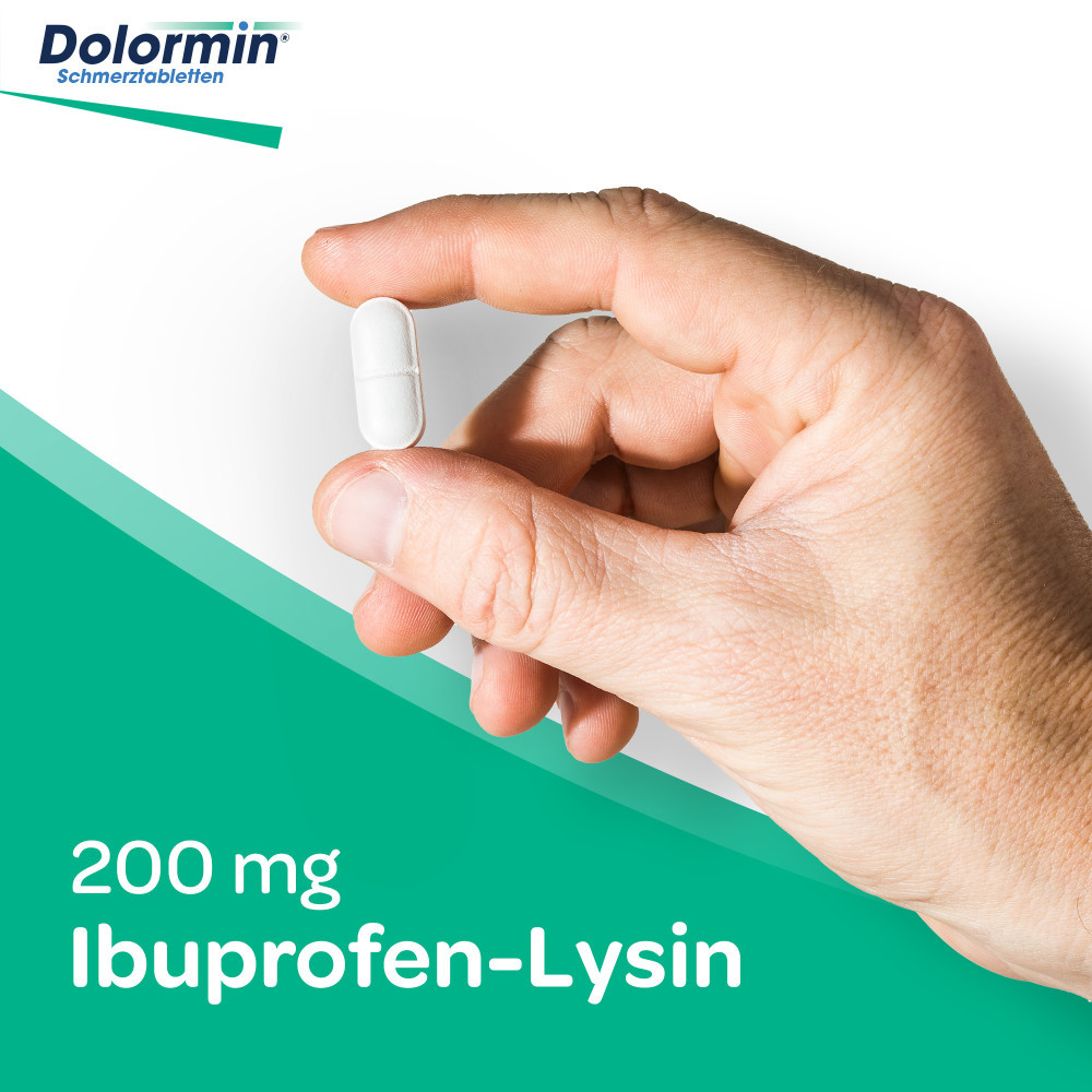 Dolormin Schmerztabletten mit Ibuprofen bei Kopfschmerzen