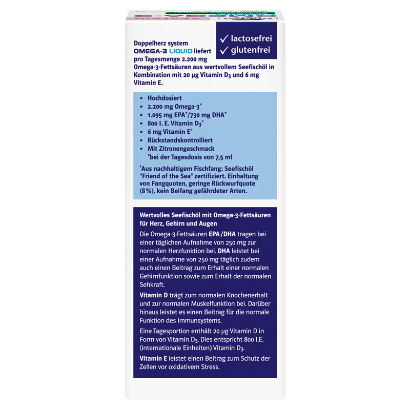 Doppelherz system OMEGA-3 LIQUID  150 ml Flüssigkeit