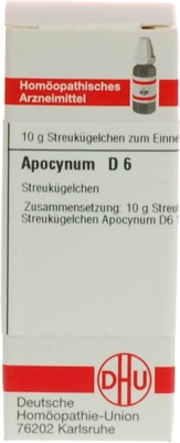 APOCYNUM D 6 Globuli 10 g Globuli