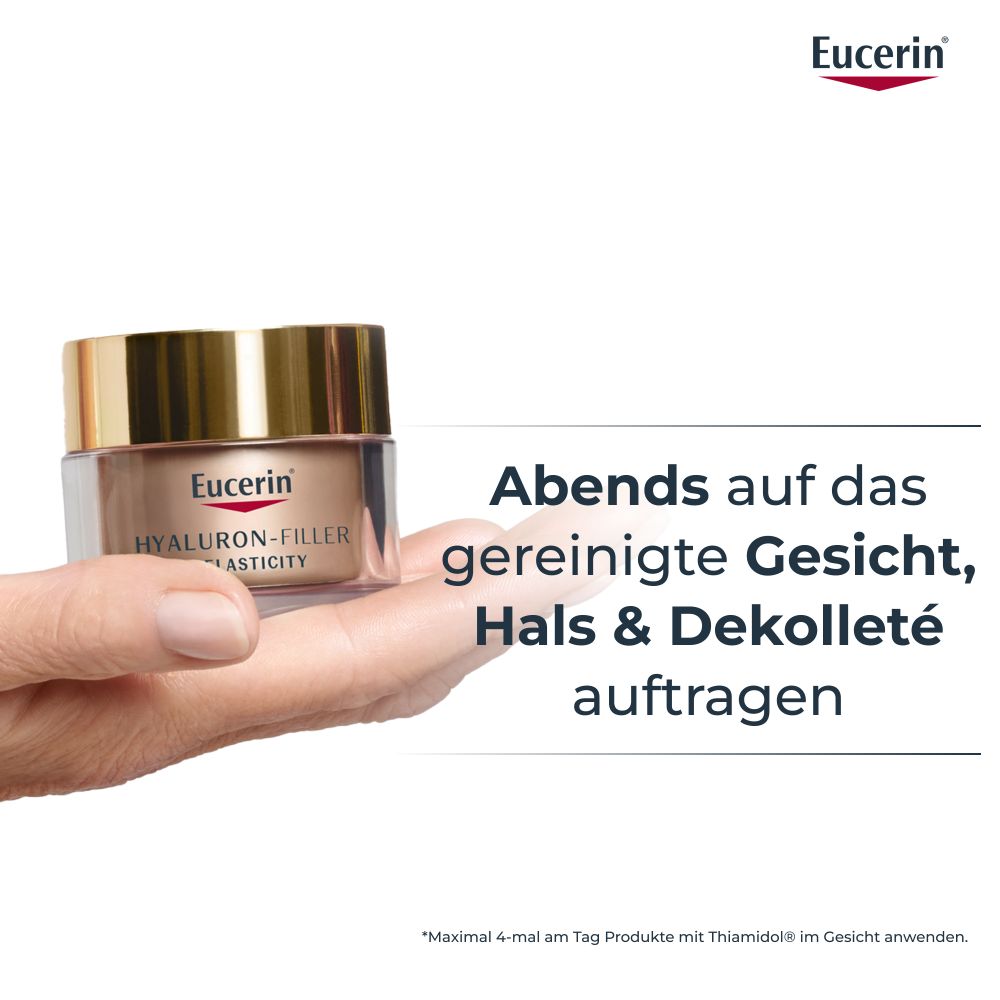 Eucerin HYALURON FILLER + ELASTICITY Nachtpflege 50 ml Creme