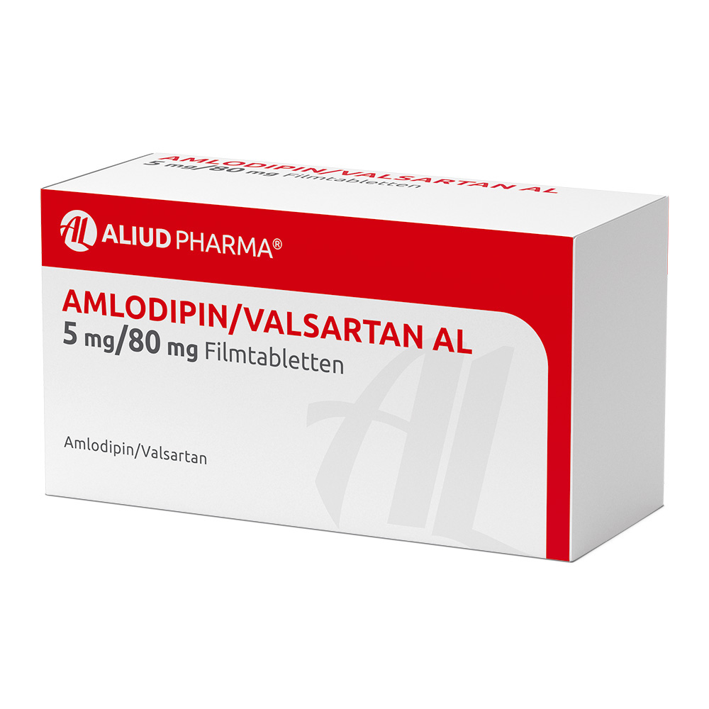 AMLODIPIN / VALSARTAN AL 5mg / 80mg 56 St Filmtabletten