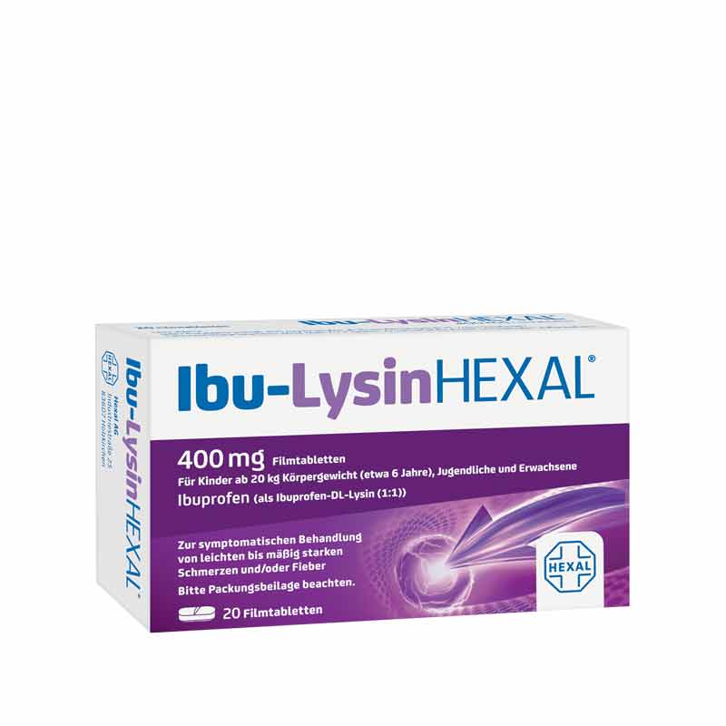 Ibu-Lysin HEXAL 400mg 20 St Filmtabletten