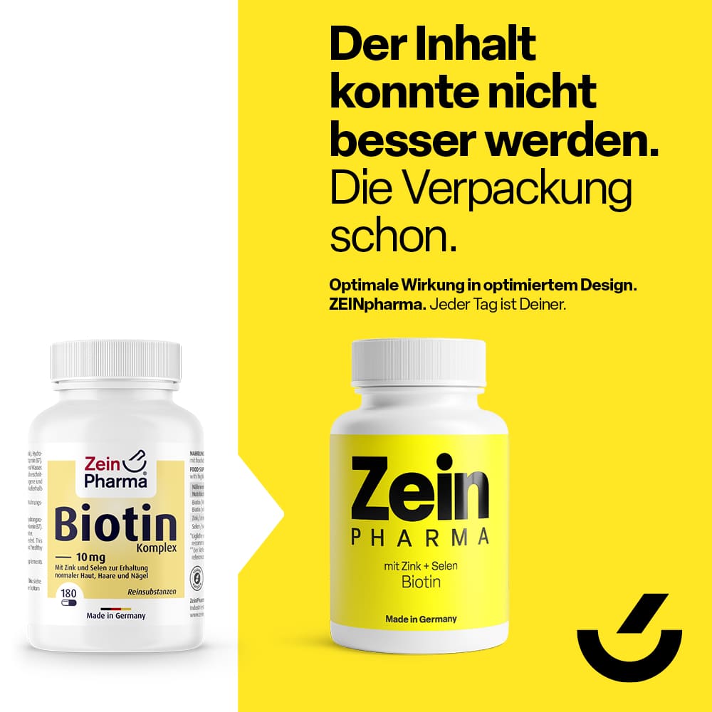 Zein PHARMA Biotin mit Zink + Selen 180 St Kapseln