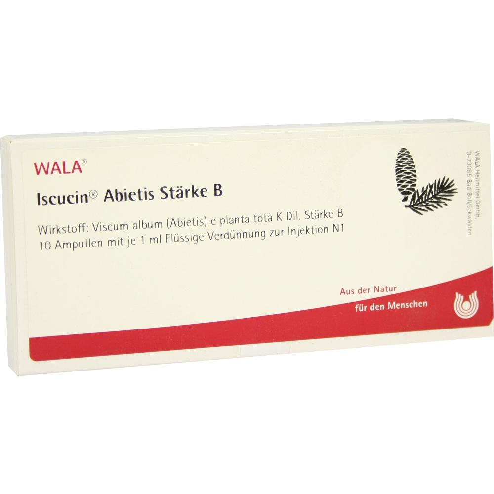 Iscucin Abietis Stärke B Ampullen 10X1 ml Ampullen