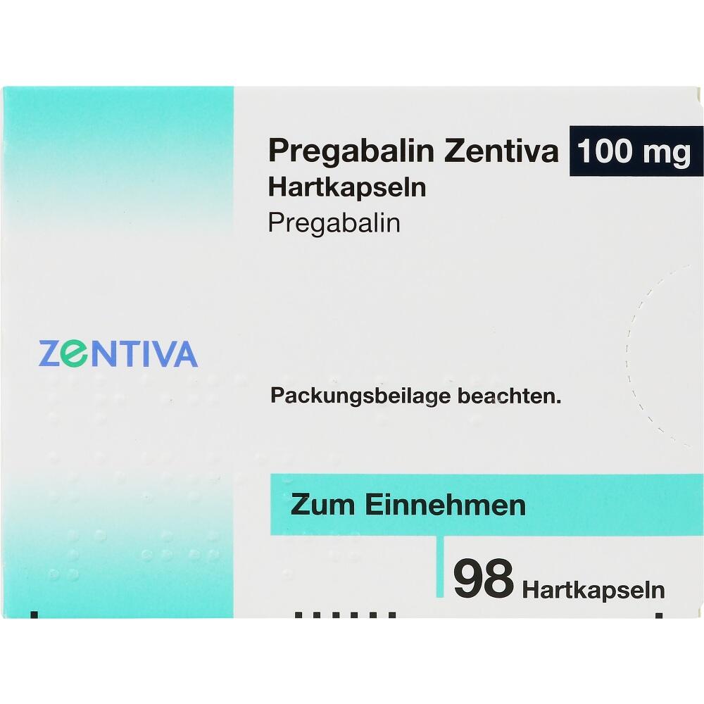 Pregabalin Zentiva 100 mg 98 St Hartkapseln