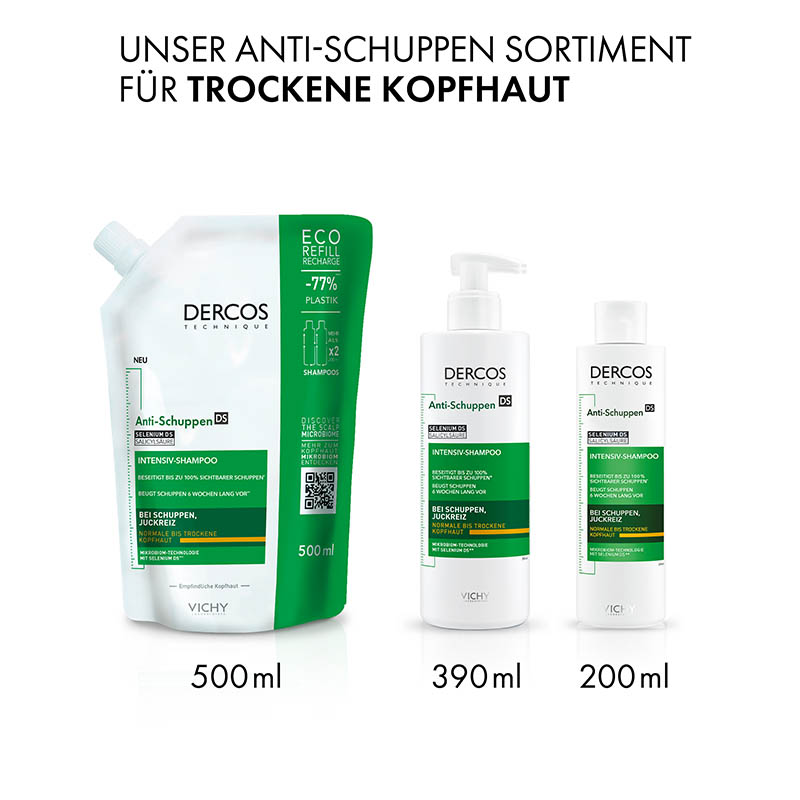 VICHY DERCOS Anti-Schuppen Shampoo trockene Kopfhaut  200 ml Shampoo