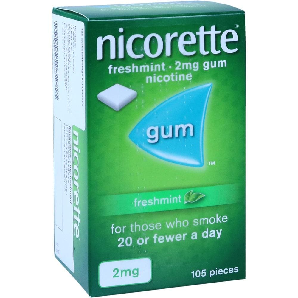 Nicorette 2mg freshmint 105 St Kaugummi