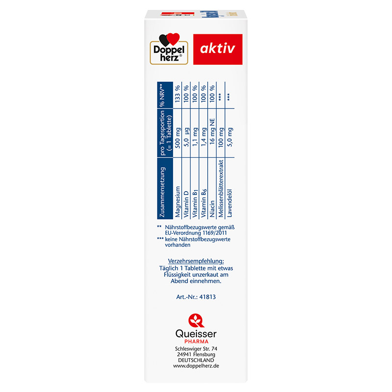 Doppelherz aktiv Magnesium 500 für die Nacht 100 St Tabletten