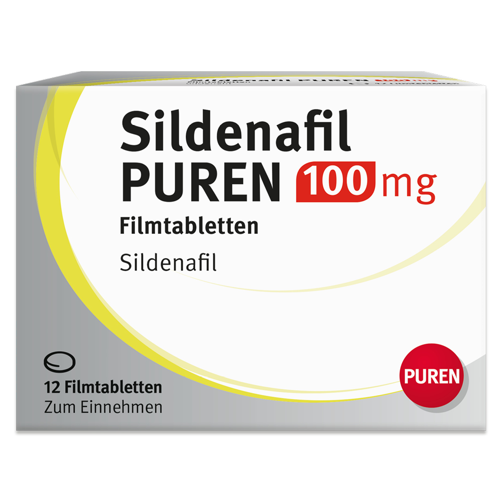 Sildenafil PUREN 100 mg 12 St Filmtabletten
