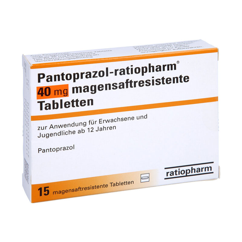 Pantoprazol-ratiopharm 40mg 15 St Tabletten magensaftresistent