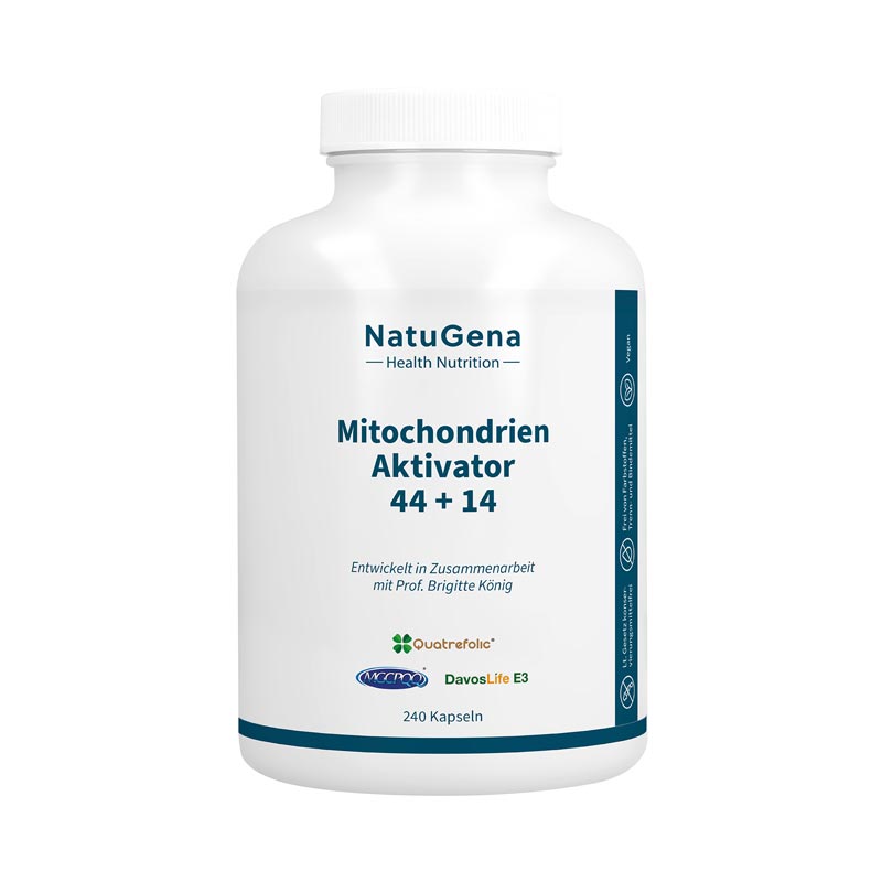 NatuGena Mitochondrien Aktivator 44 + 14 240 St Kapseln