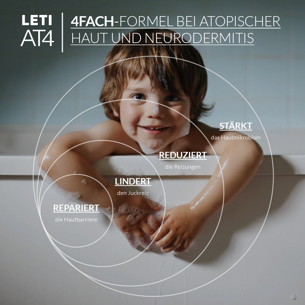 LETI AT 4 Dusch- und Badegel - Jetzt 20% sparen 500 ml Gel