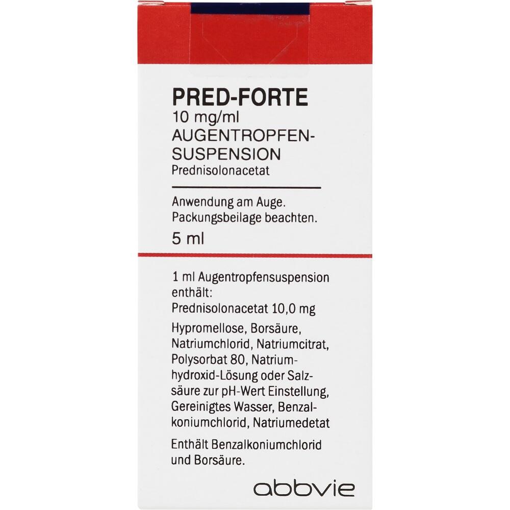 PRED-FORTE 10 mg/ml 5 ml Augentropfen