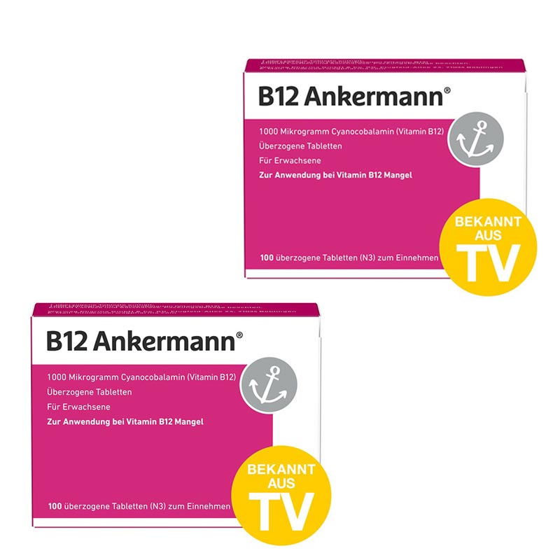 B12 Ankermann Doppelpack 2X100 St Überzogene Tabletten
